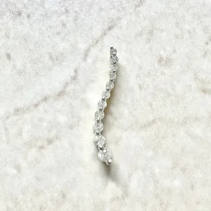 10 Karat Yellow Gold Graduated Diamond Pendant