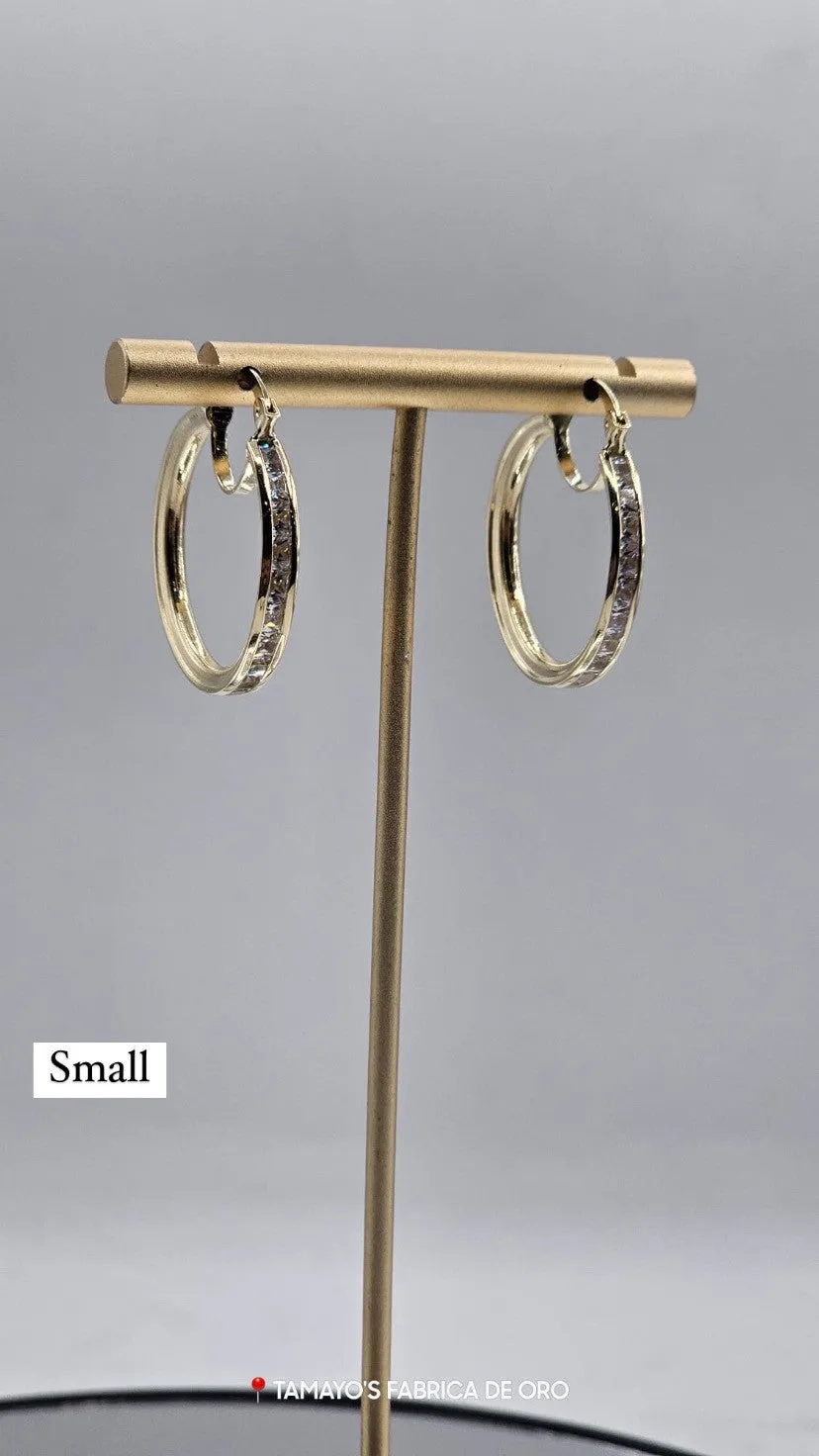 10K Gold Earrings with czz
