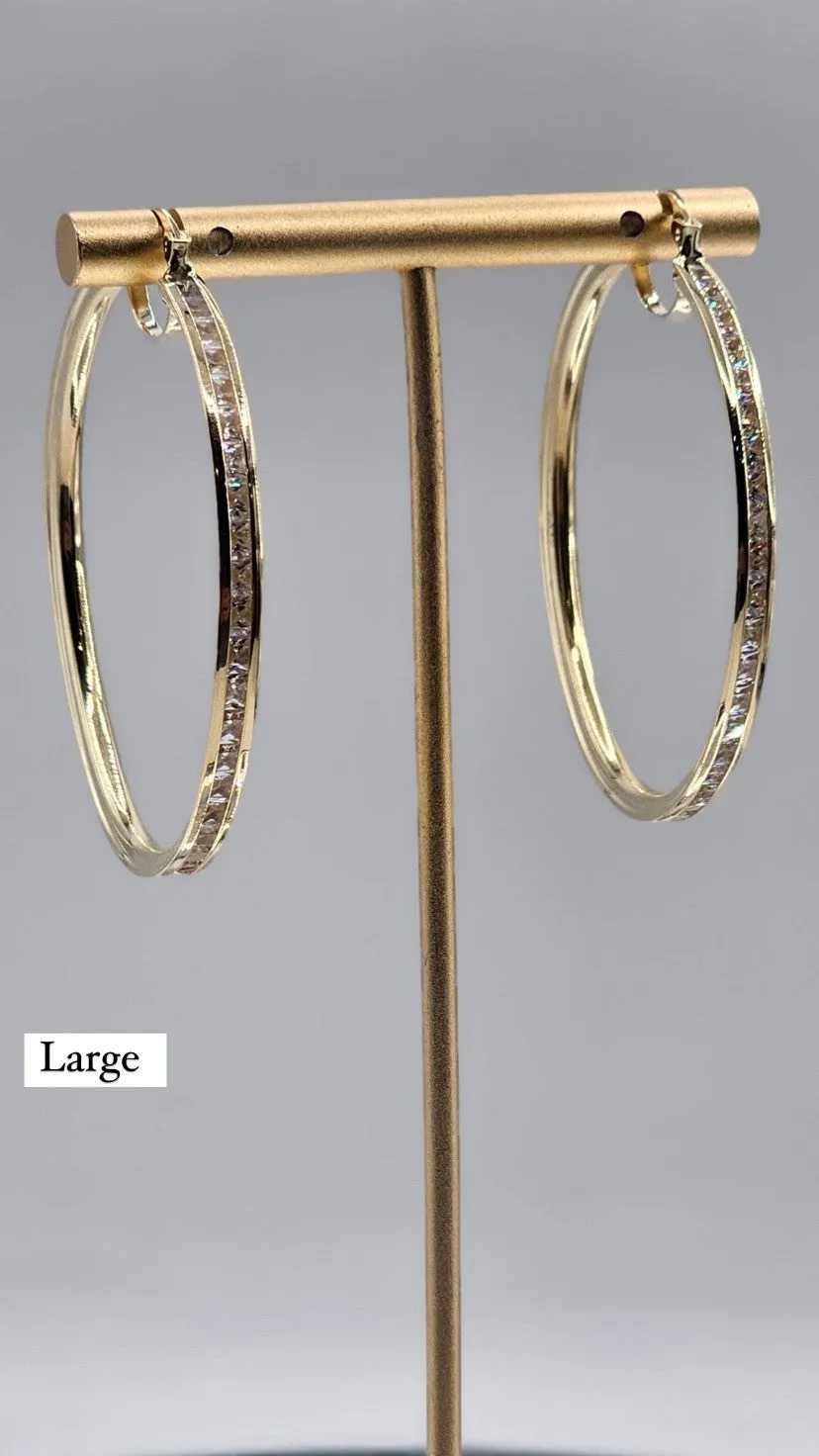 10K Gold Earrings with czz