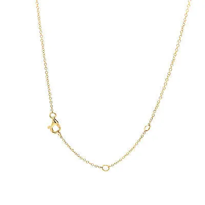 14K Diamond 'LOVE' Necklace Yellow Gold