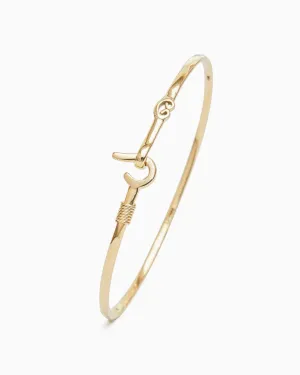 14K Gold St. John Hook Bracelet, 2mm