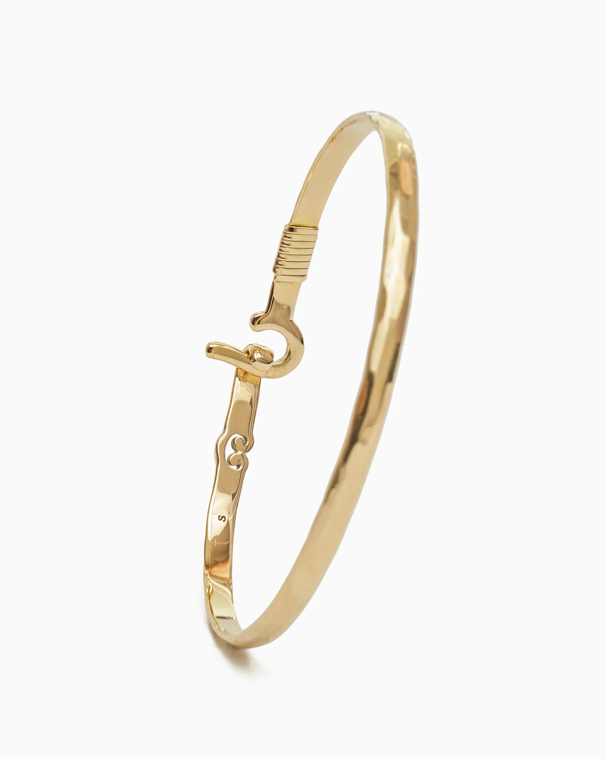 14K Gold St. John Hook Bracelet, 3.5mm