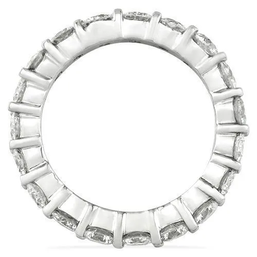 14k White Gold Diamond Eternity Band 3.88 Ctw
