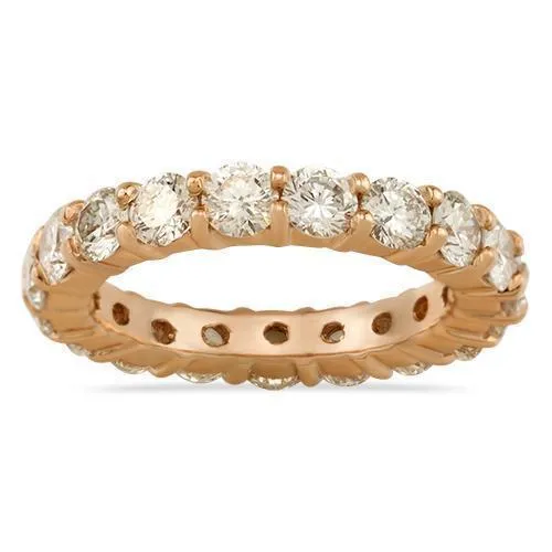 14k White Gold Diamond Eternity Band 3.88 Ctw