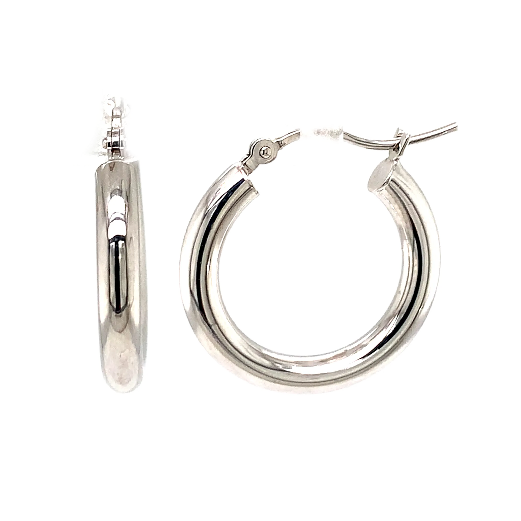 14K Yellow Gold Small Hoop Earrings