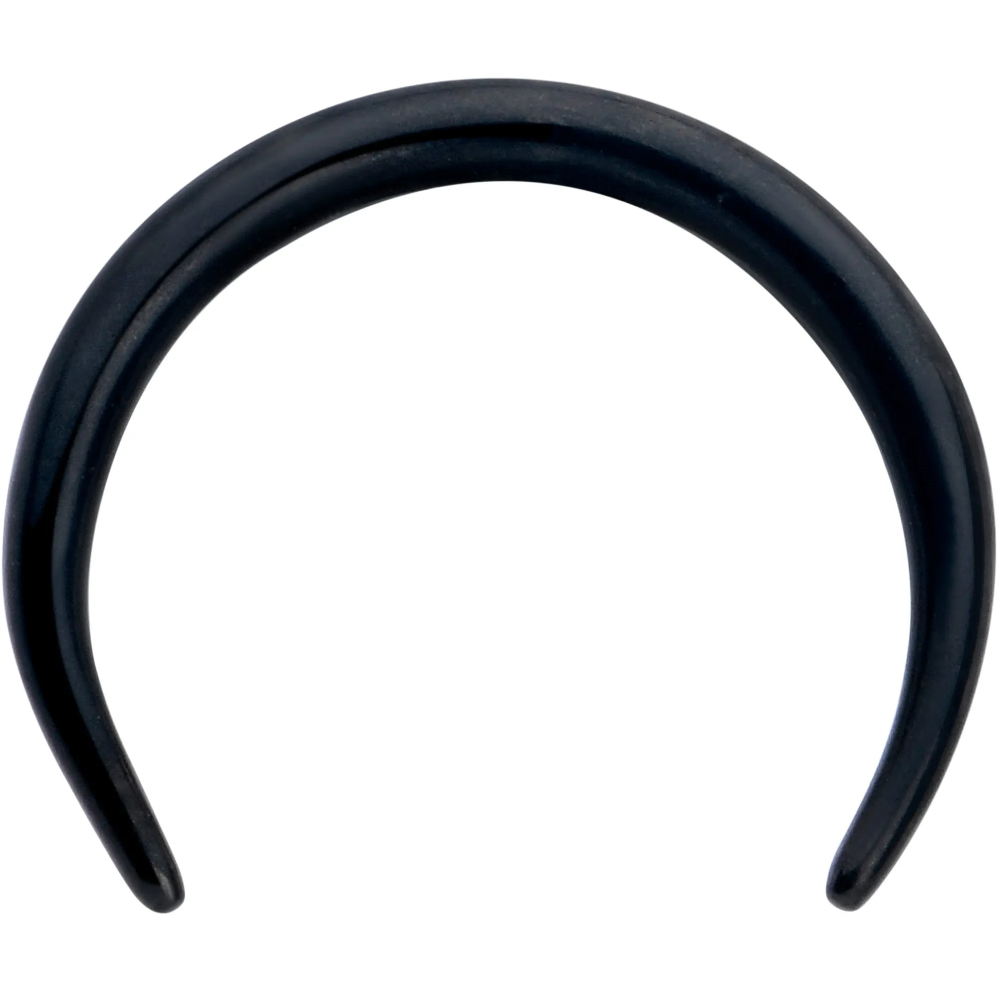 16 Gauge 5/16 Black Pincher Crescent Taper