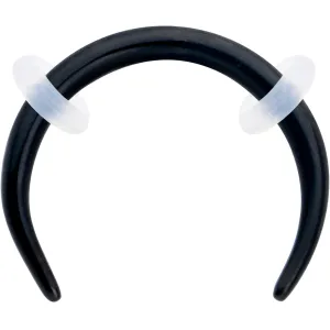16 Gauge 5/16 Black Pincher Crescent Taper