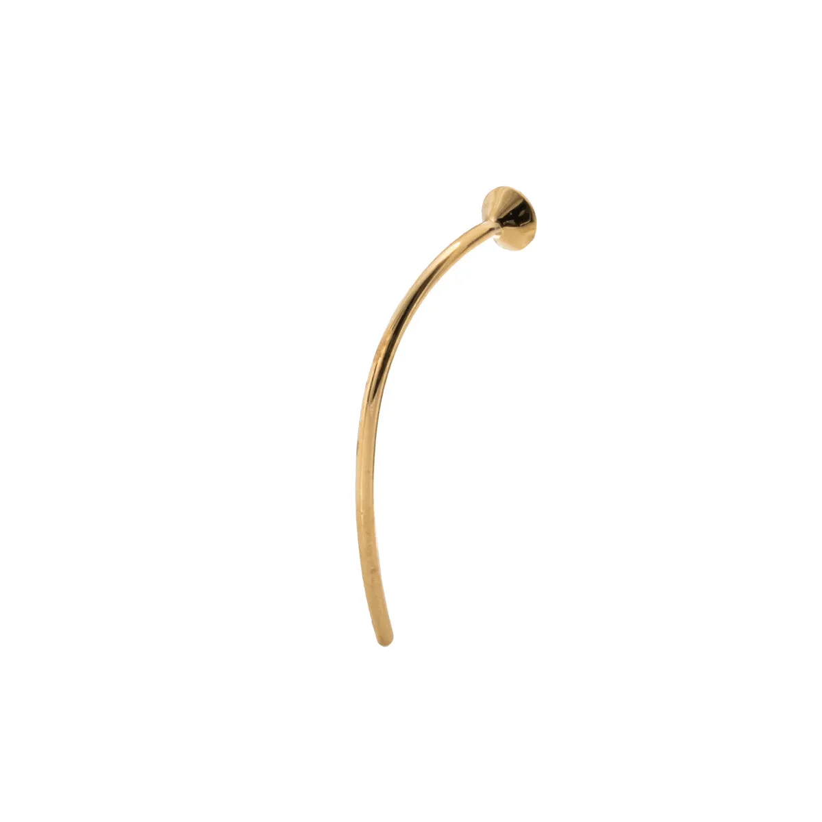 18K ALL ABOUT BASICS Diamond Short Arrow Earring