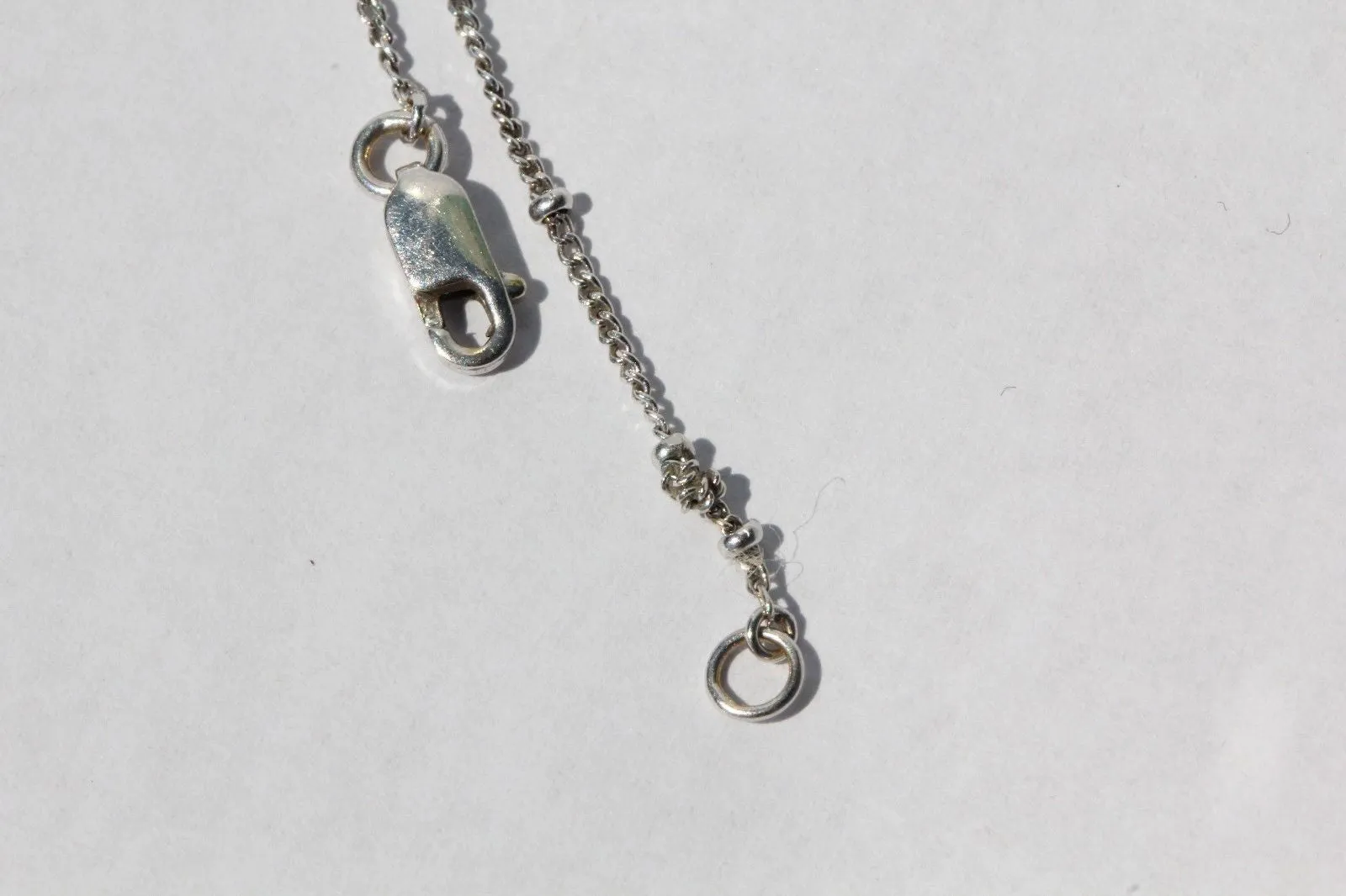 18K White Gold & Diamonds by the Yard Necklace with Diamond Pendant