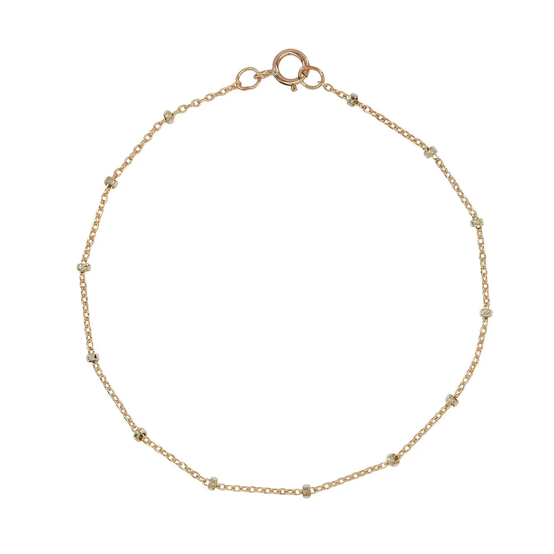 2-Tone Ball Chain Bracelet