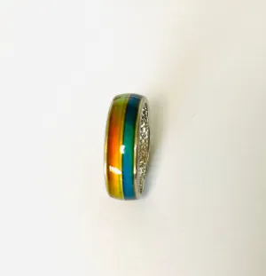 2 Tone Band Mood Ring