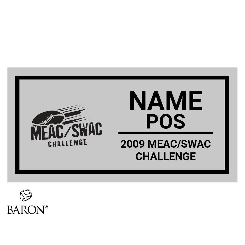 2009 MEAC-SWAC Officials Championship Black Standard Window Ring Box