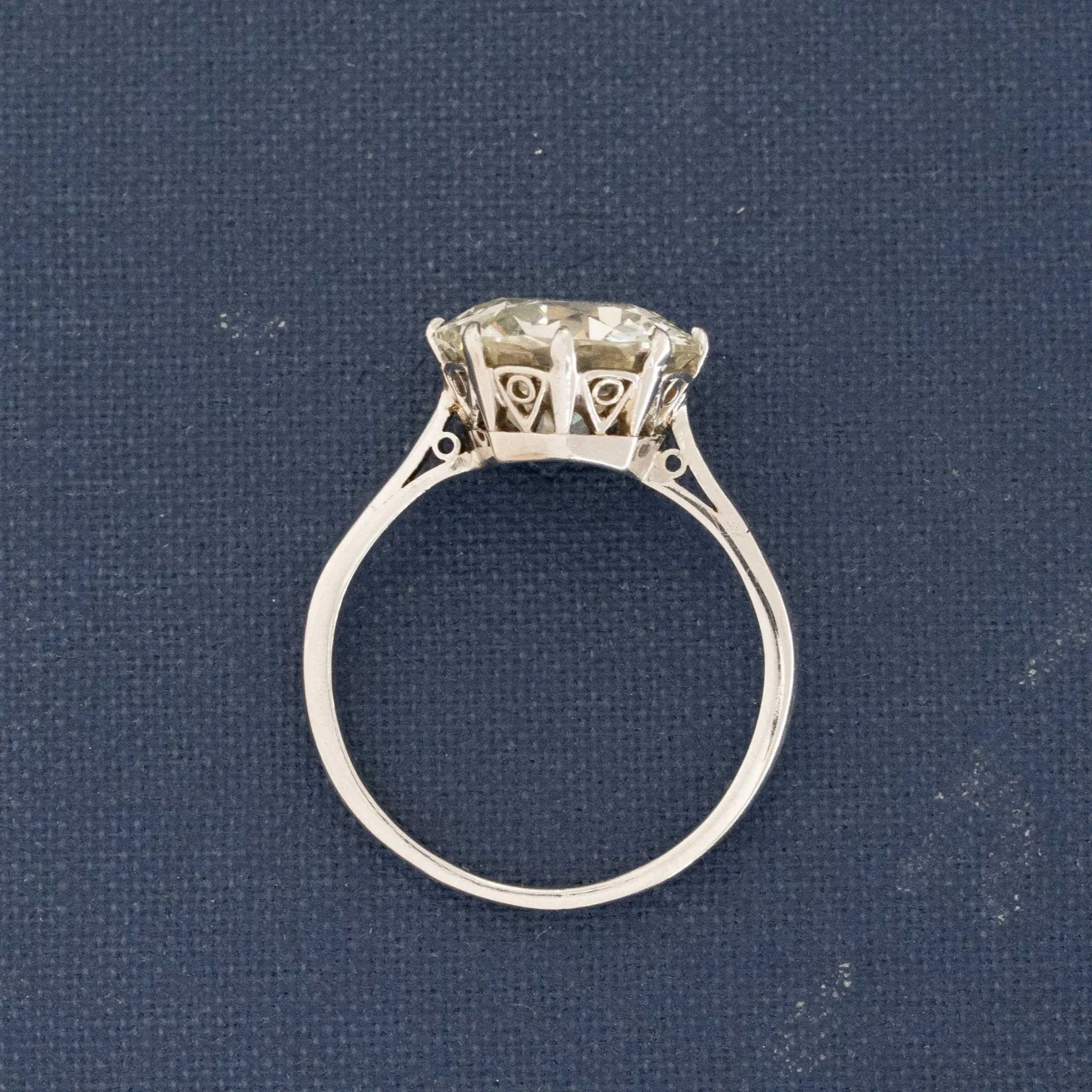 5.62ct Old European Cut Diamond Solitaire, GIA S-T VS2