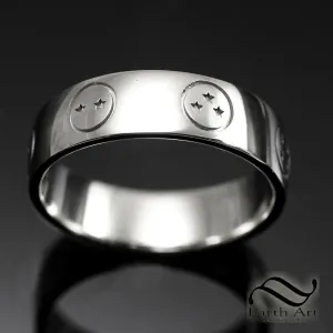 7 Star Dragon Ball Z Ring Sterling or 14k