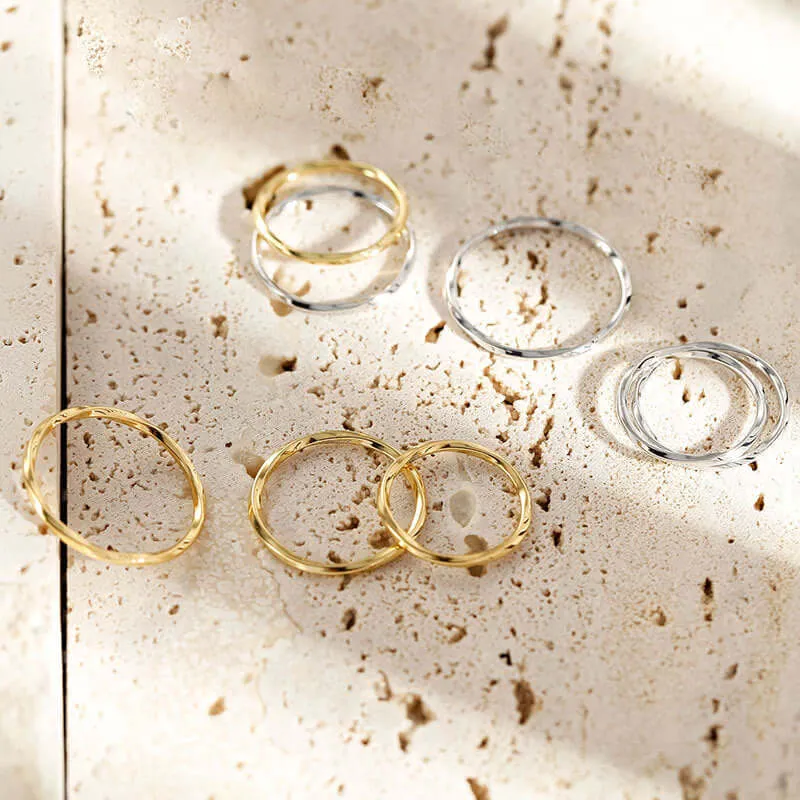 925 Silver Mobius Twist Ring