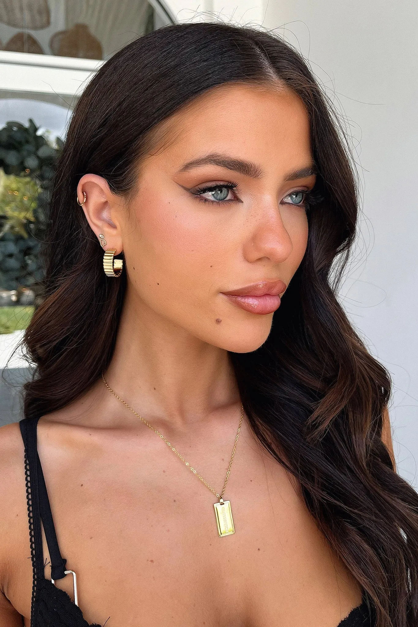 Adel Hoop Earring - Gold