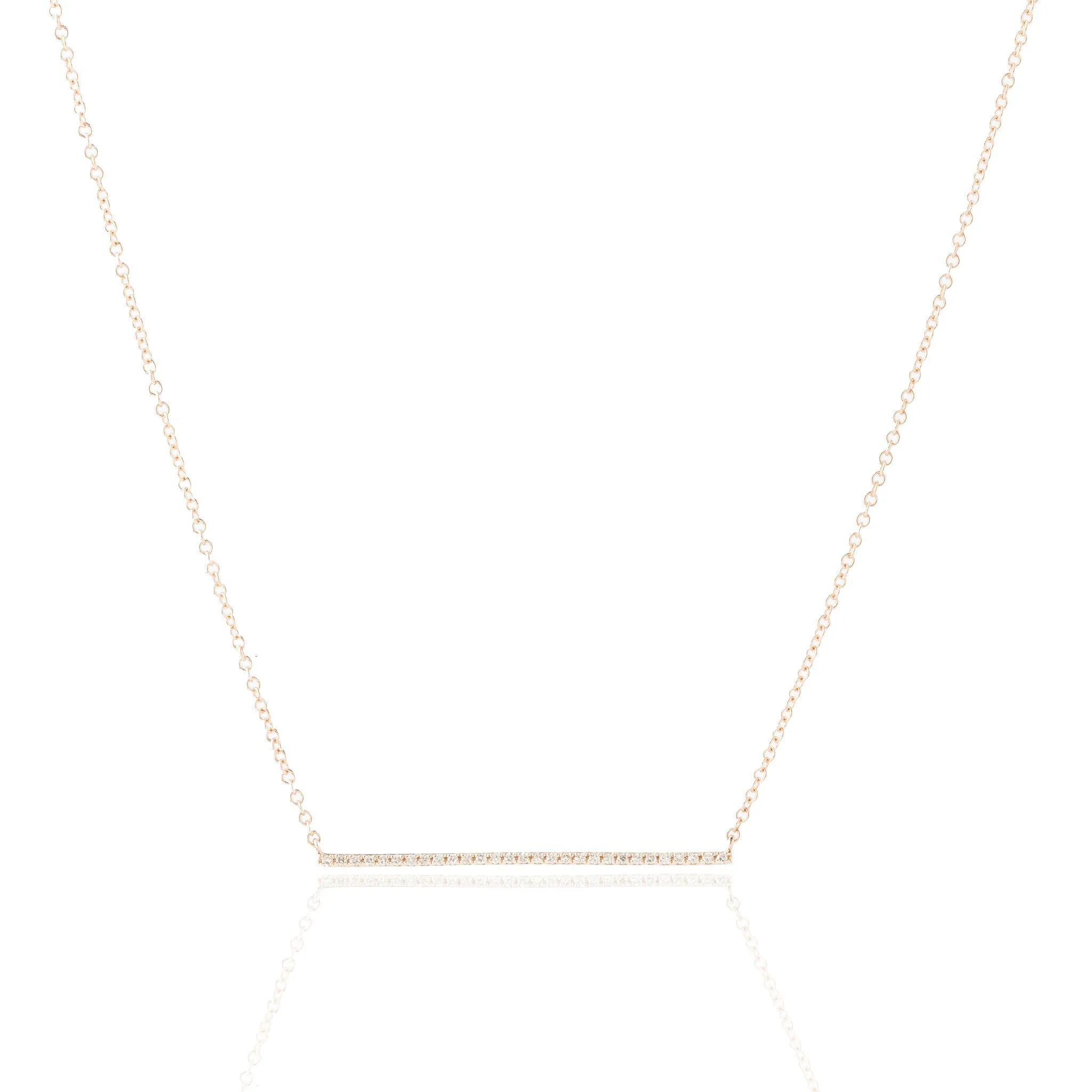Angela Diamond Bar Necklace