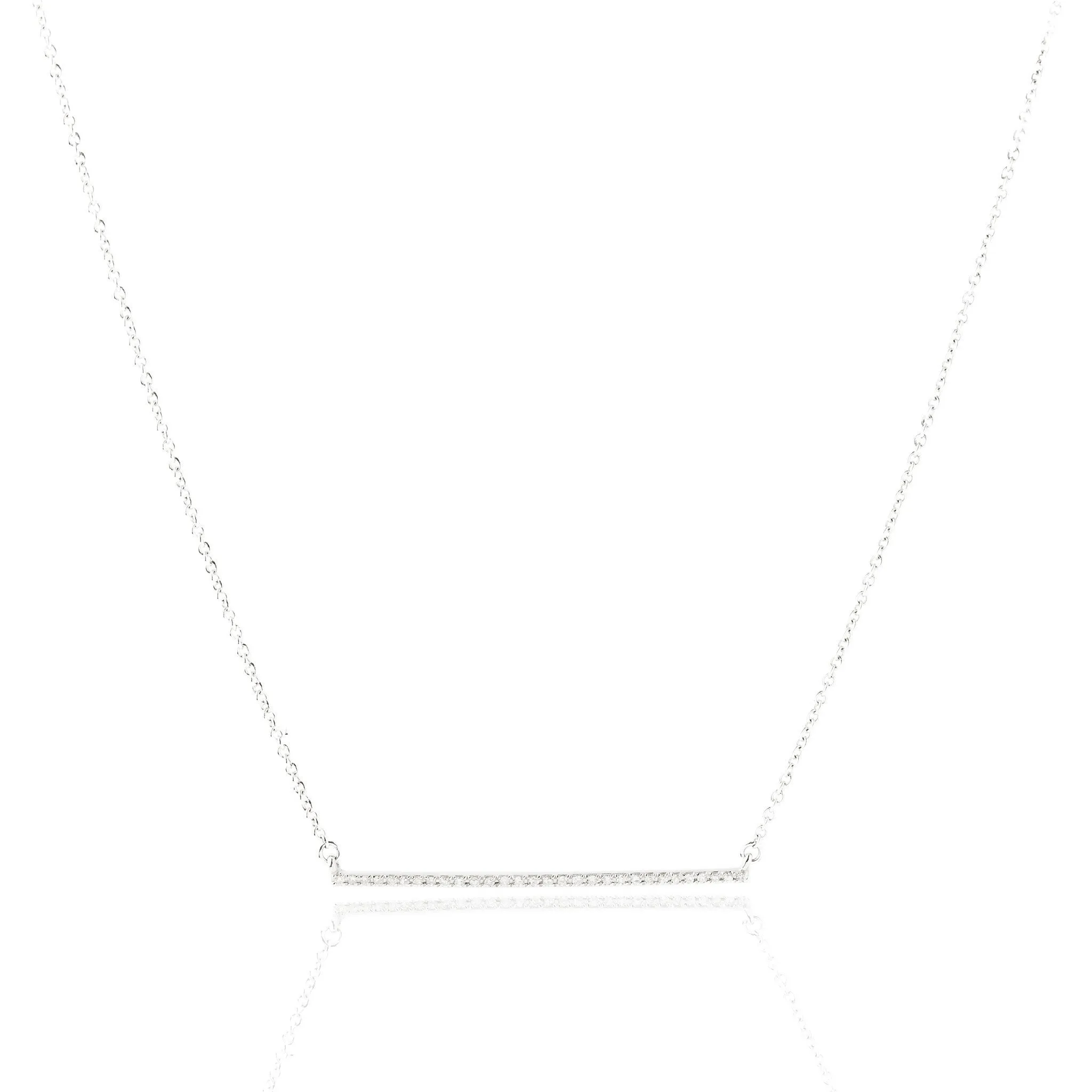 Angela Diamond Bar Necklace