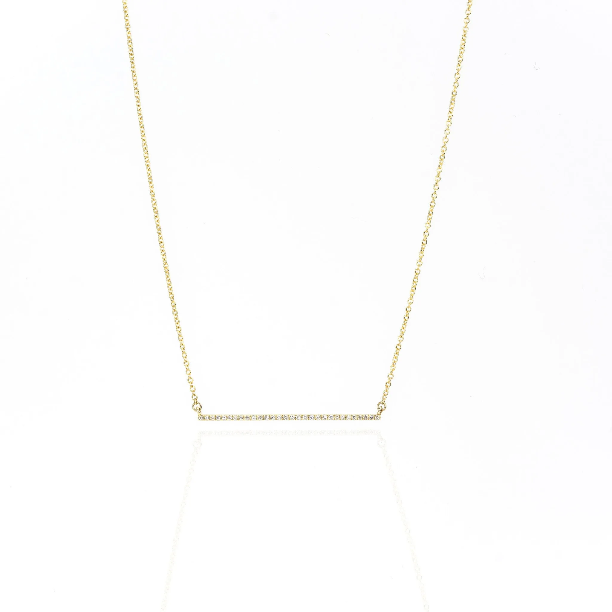 Angela Diamond Bar Necklace