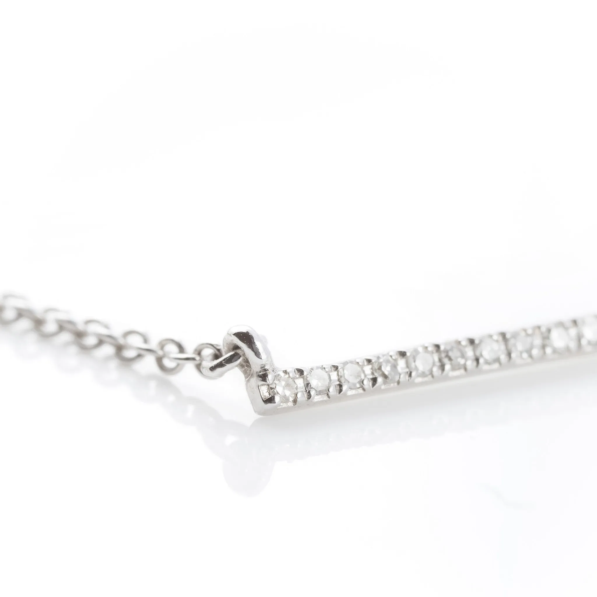 Angela Diamond Bar Necklace