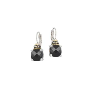 Anvil Square Cut French Wire Earrings