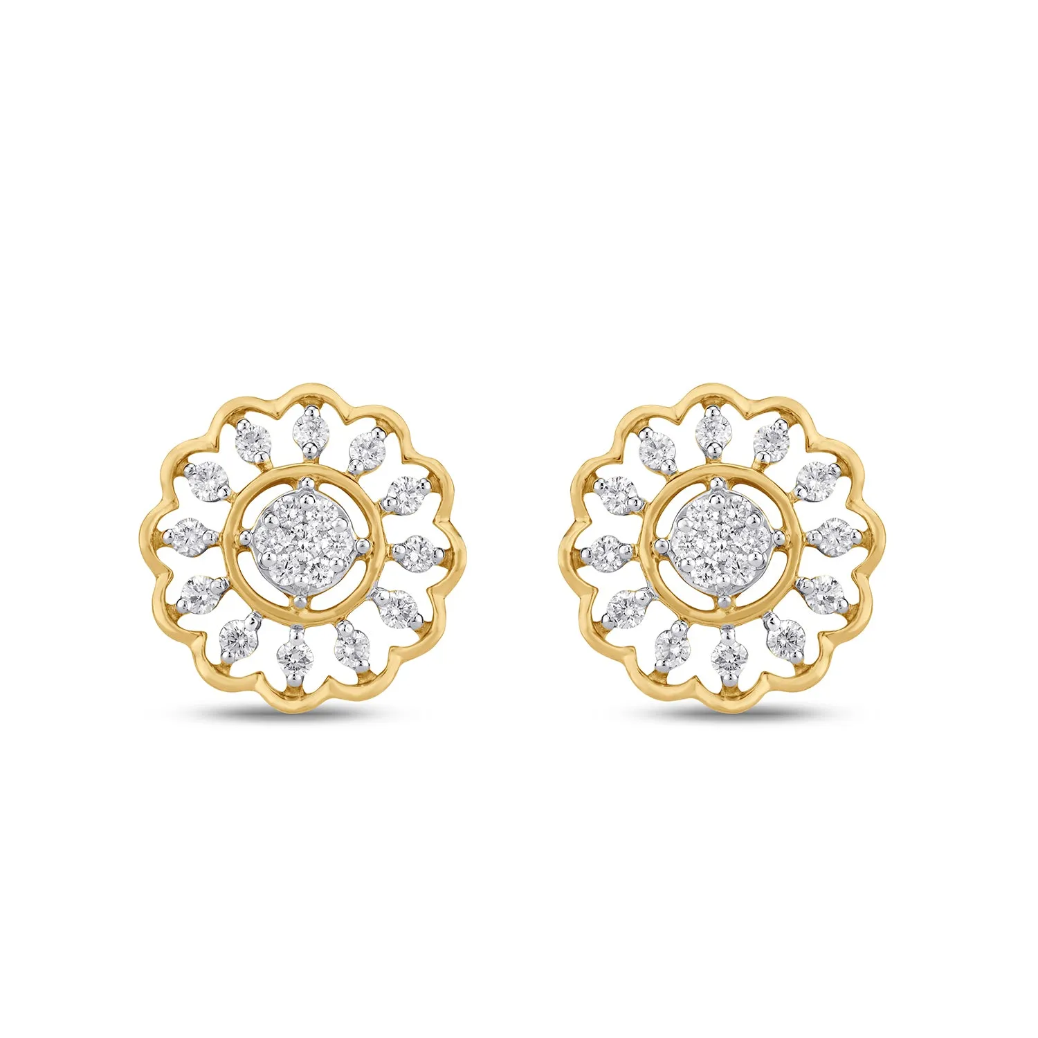 Arty Diamond Earrings