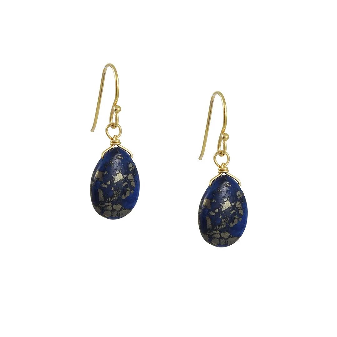 A.V. Max - Simple Teardrop Lapis Earrings