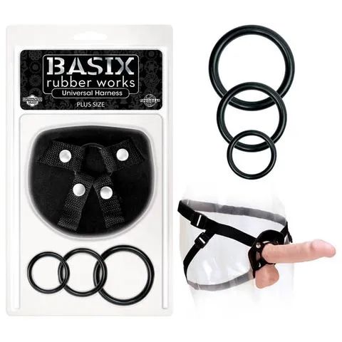Basix Universal Harness Plus Size Black