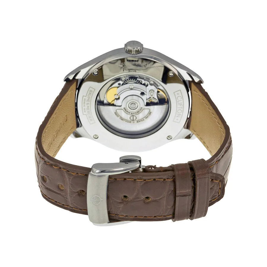 Baume and Mercier Clifton Automatic Black Dial Men's Watch 10053 A10053