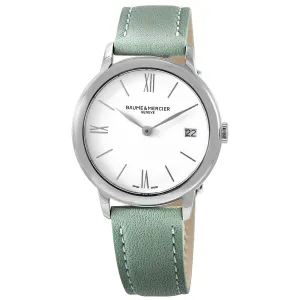 Baume et Mercier Classima Quartz White Dial Ladies Watch 10563