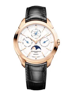 Baume et Mercier Clifton Baumatic Automatic Men's 18kt Rose Gold Watch 10470