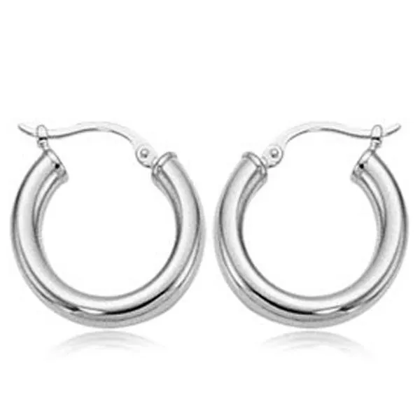 Ben Garelick Classic Sterling Silver Small Hoop Earrings