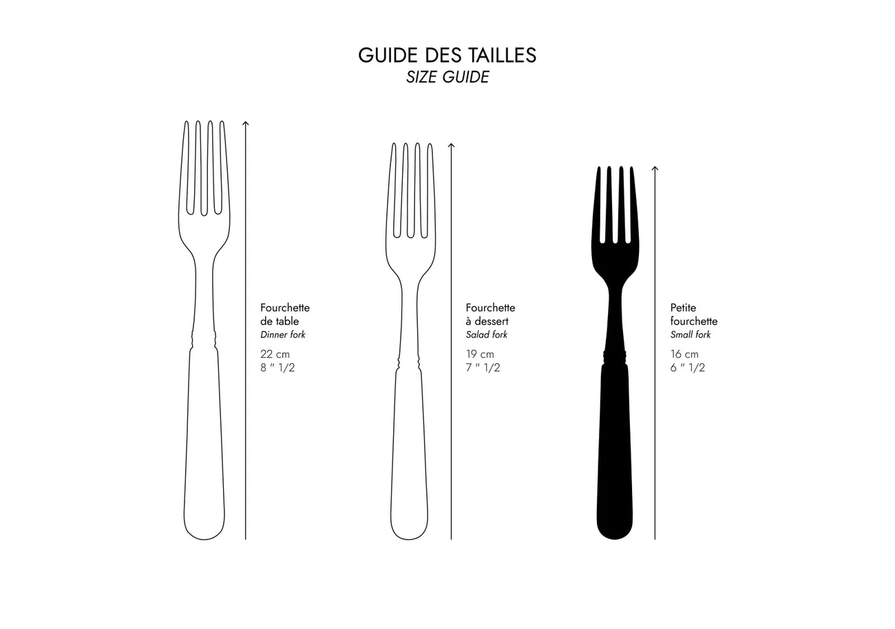 BISTROT SOLID - SMALL FORK - LIGHT KAKI
