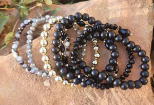 Black Bracelets set