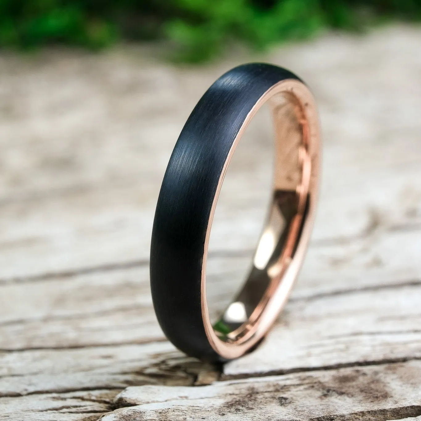 Black Brushed / Rose Gold Interior - 4mm