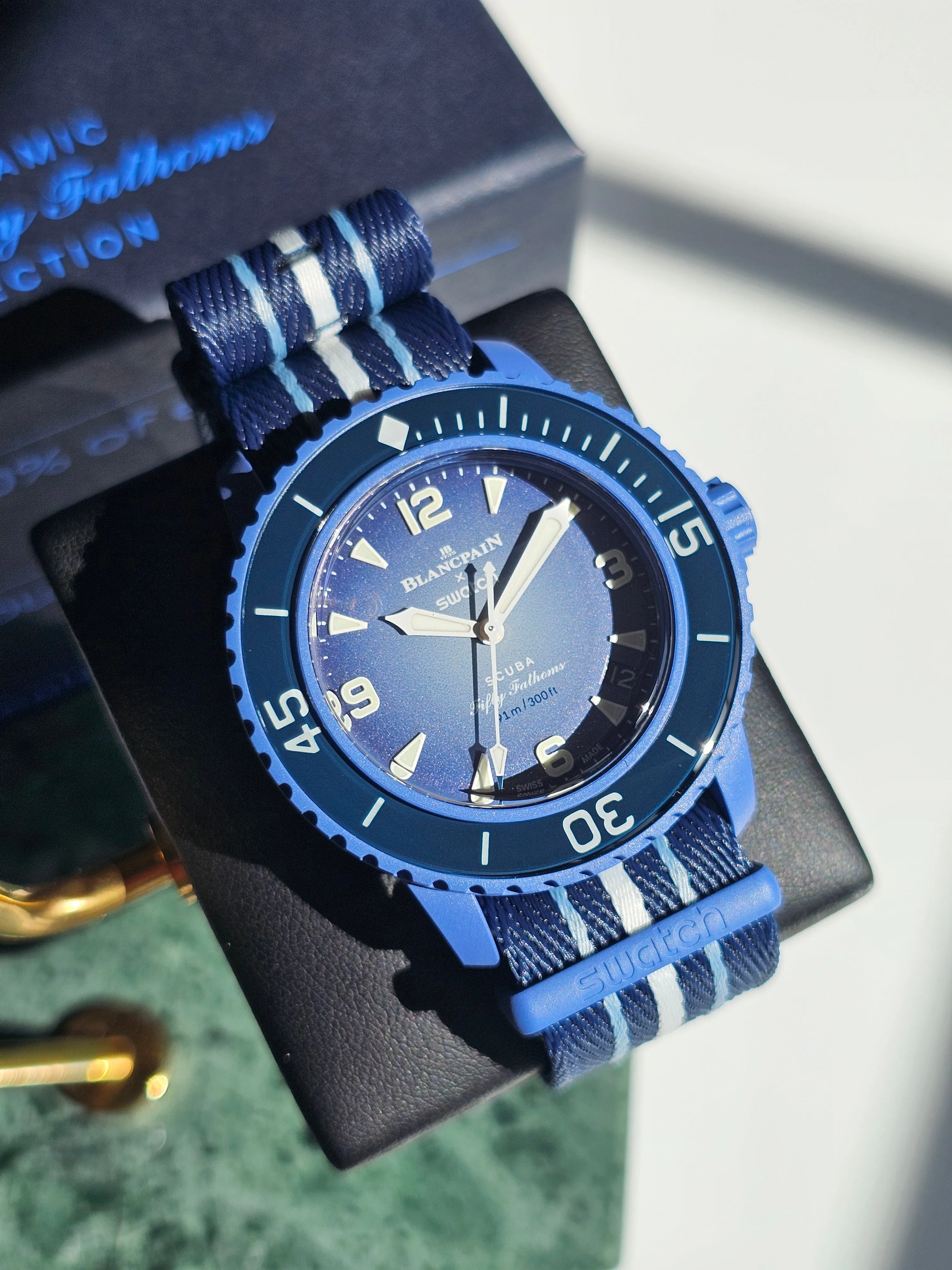 Blancpain X Swatch Fifty Fathoms Scuba Collection: Atlantic Ocean Edition