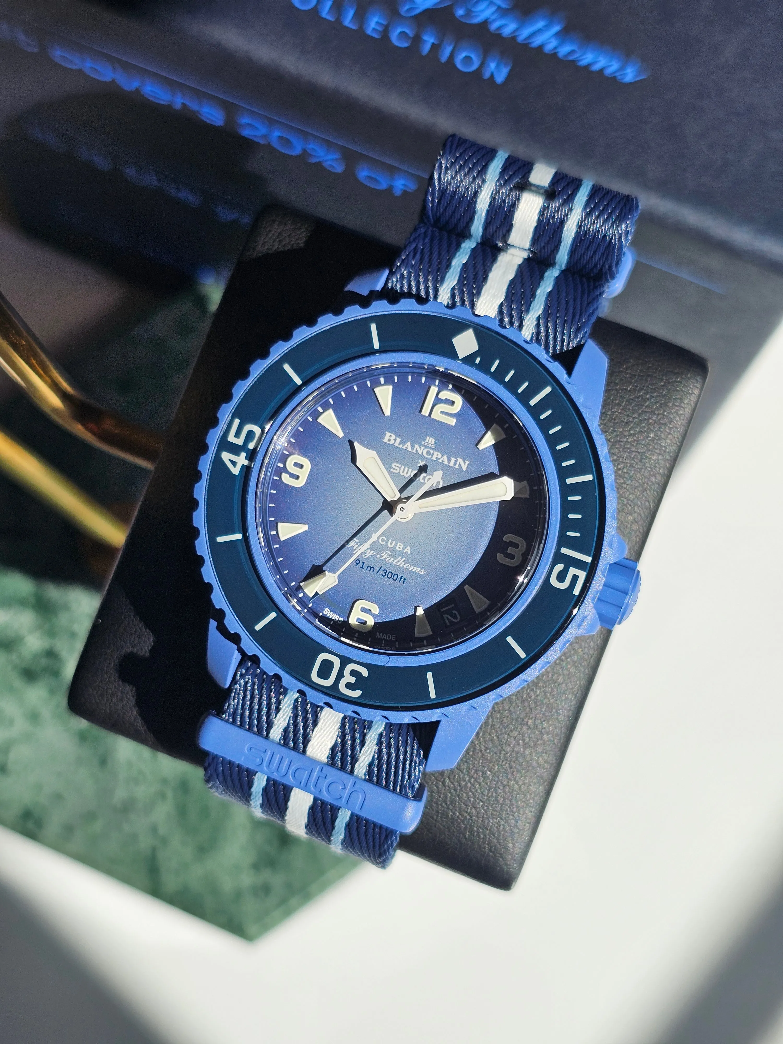 Blancpain X Swatch Fifty Fathoms Scuba Collection: Atlantic Ocean Edition