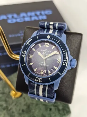 Blancpain X Swatch Fifty Fathoms Scuba Collection: Atlantic Ocean Edition