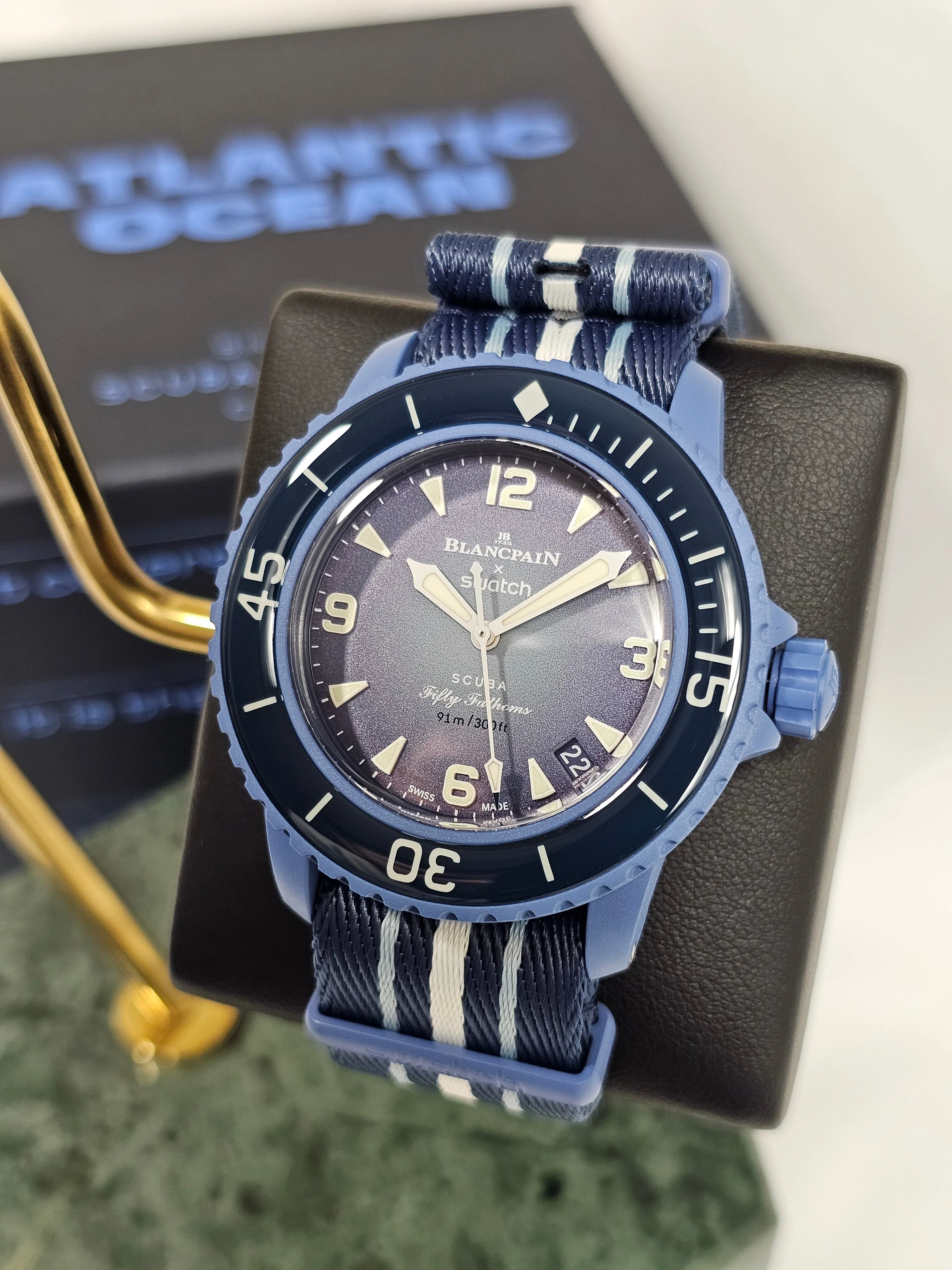 Blancpain X Swatch Fifty Fathoms Scuba Collection: Atlantic Ocean Edition