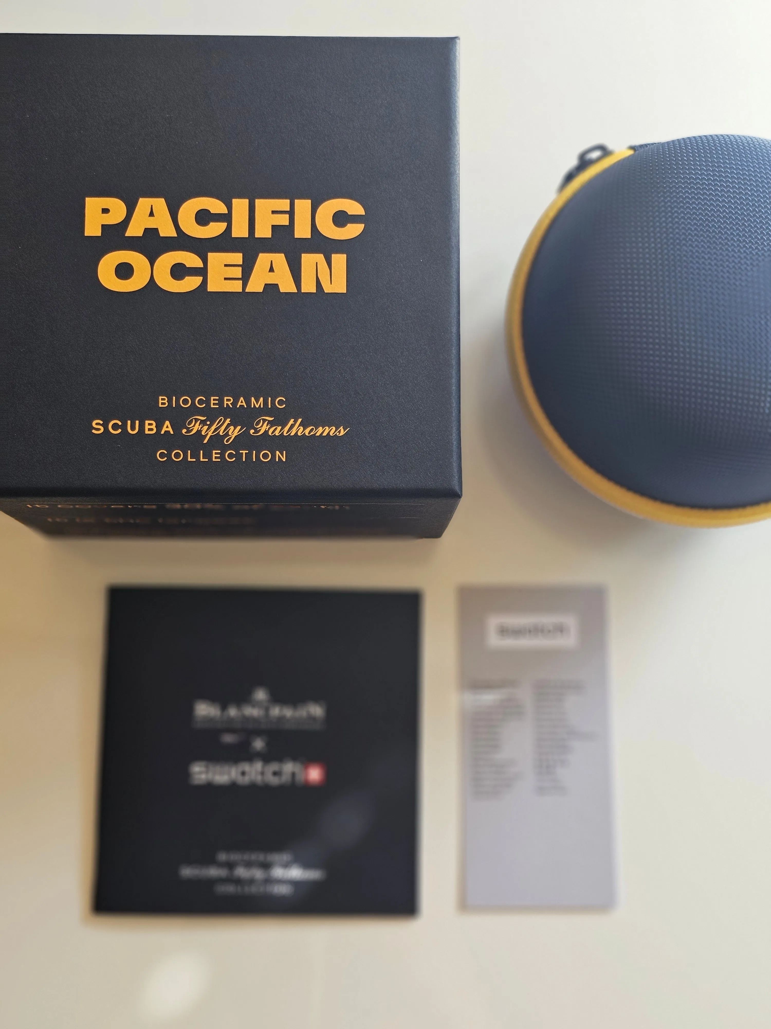 Blancpain X Swatch Fifty Fathoms Scuba Collection: Pacific Ocean Edition