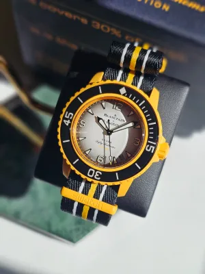 Blancpain X Swatch Fifty Fathoms Scuba Collection: Pacific Ocean Edition