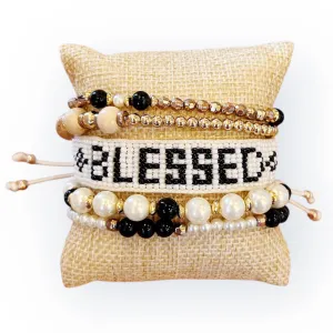 Blessed & Beaded Stack Bracelet