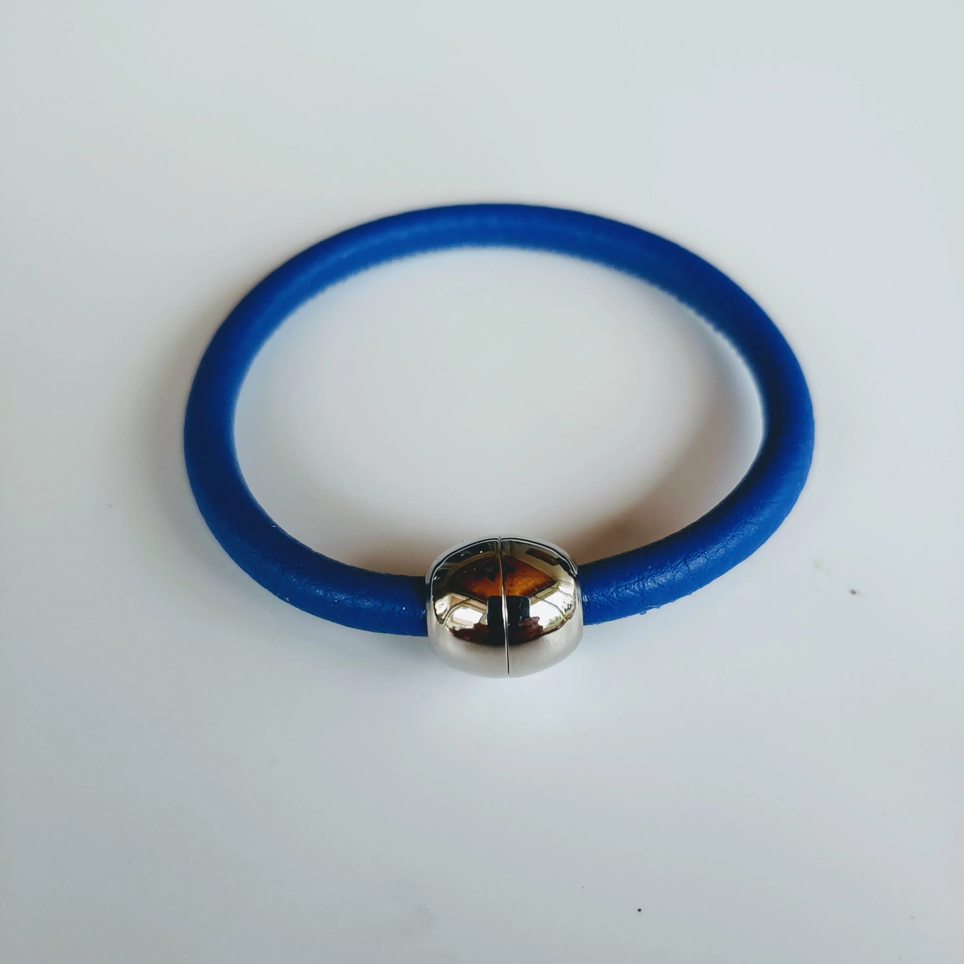 Blue & Gray Bracelet Stack Set