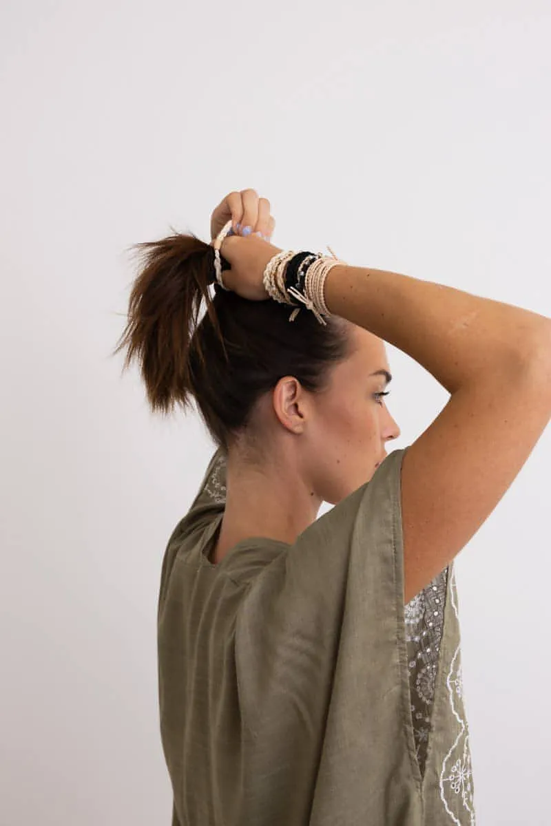 Bows & Knots Stackable Hair Tie Bracelet Set