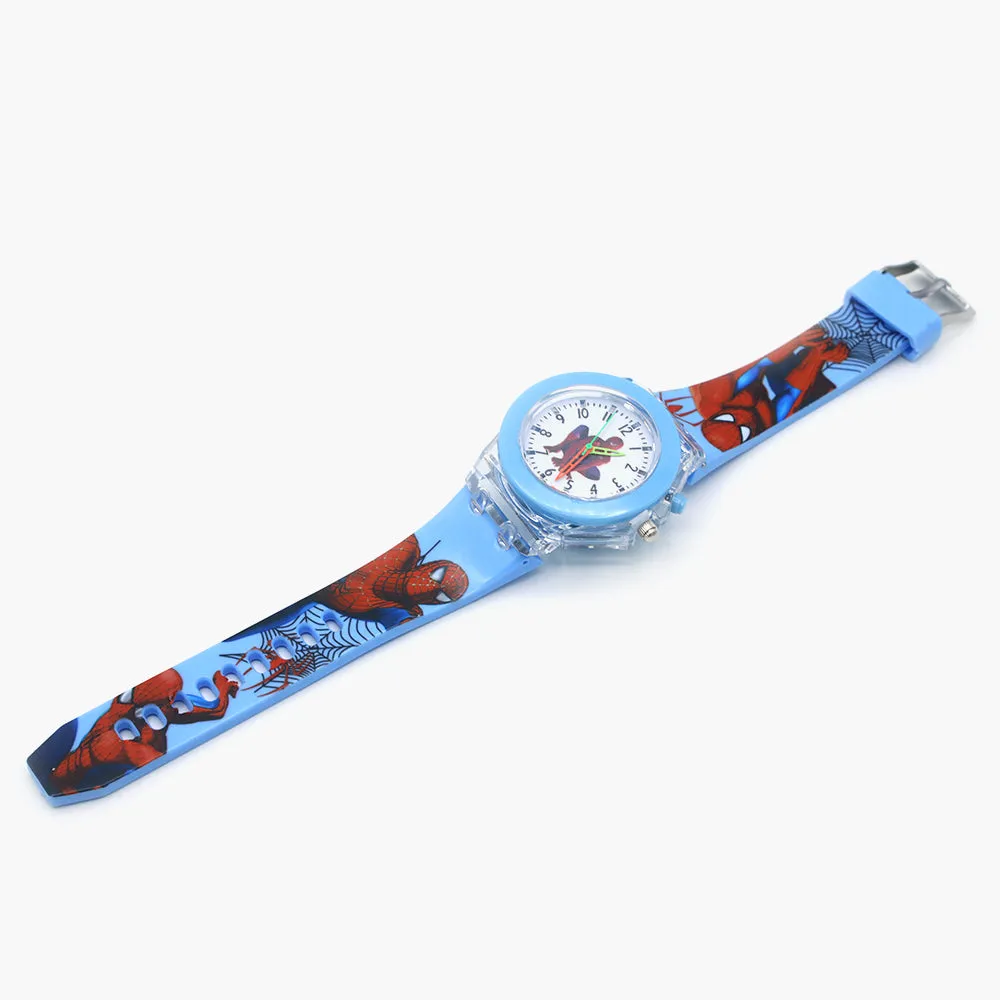 Boys Analog Light Watch - Sky Blue