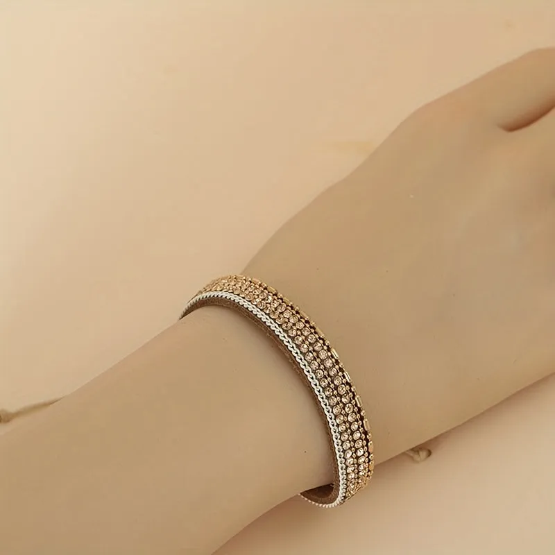 Braided Retractable Leather Bracelet