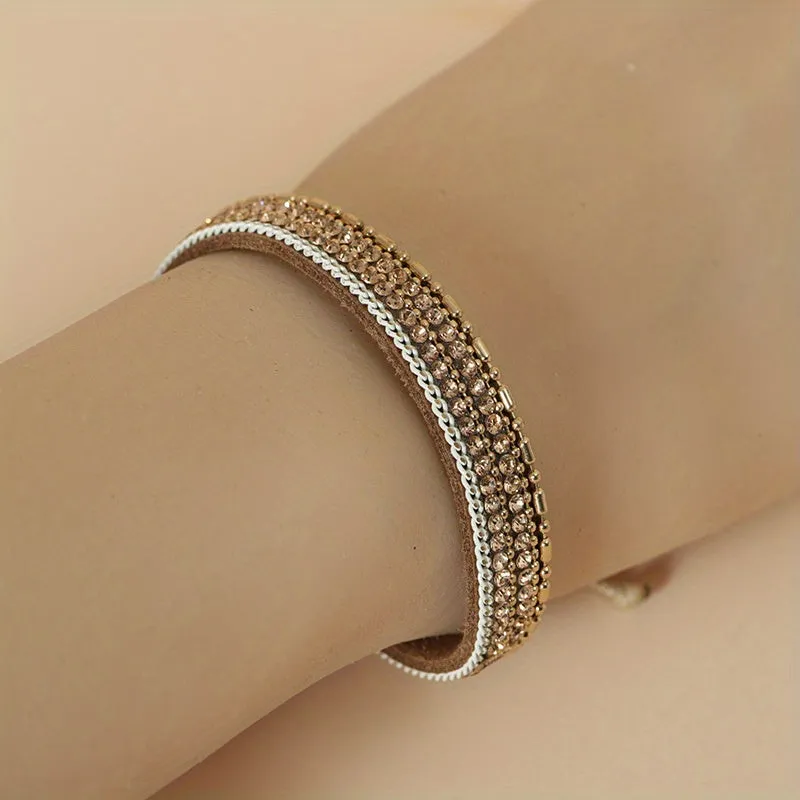 Braided Retractable Leather Bracelet