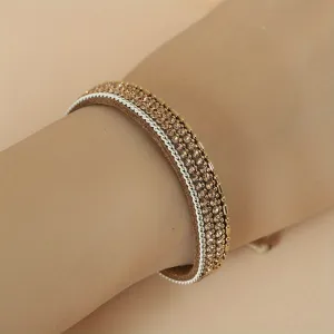 Braided Retractable Leather Bracelet
