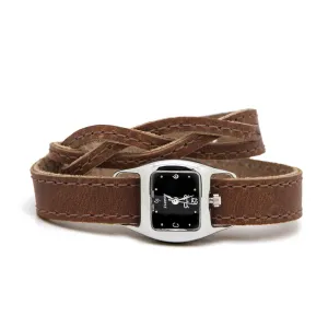 Braided TWIST Watch – Tan