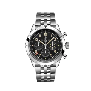 Breitling Classic AVI B04 Chronograph 46 P-51 Mustang, Stainless Steel, Ref# AB04453A1B1A1, Unworn 2024